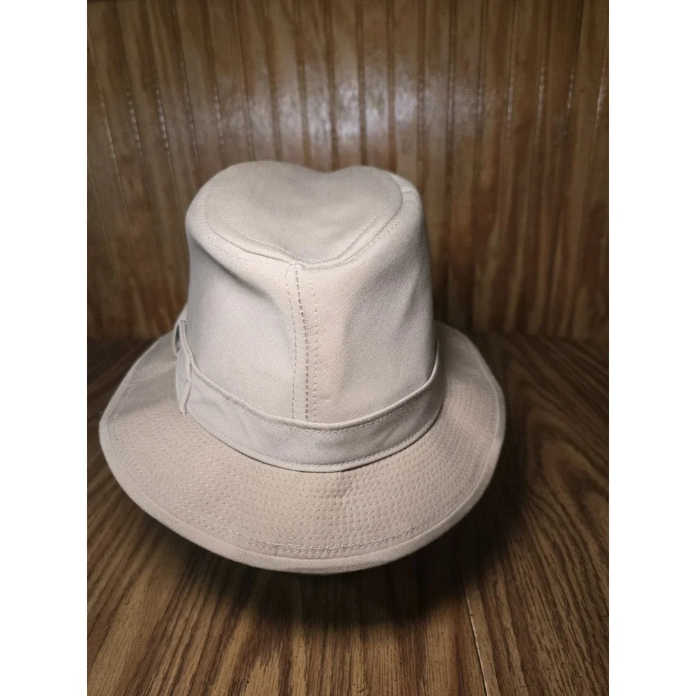 Vintage Beige/Khaki SIMA International Hat Large USA  Fedora
